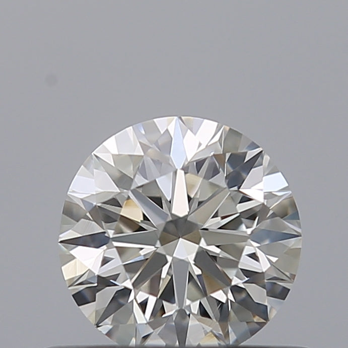 0.5 Carat Round Natural Diamond with  Cut Diamond in 14KT  view 1
