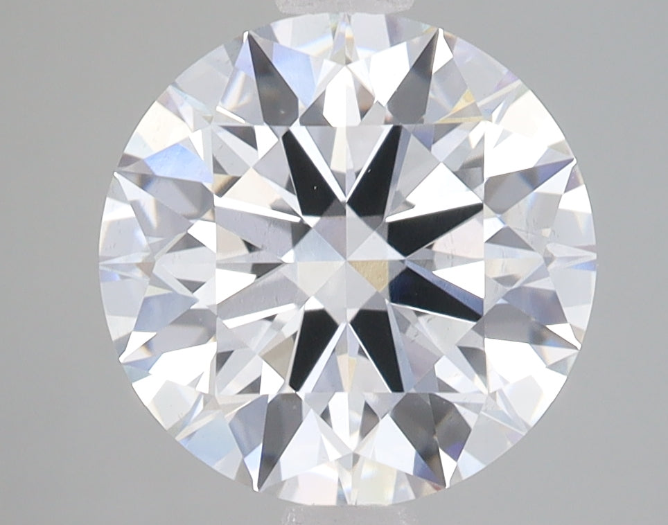 3.56 Carat Round Lab Diamond with  Cut Diamond in 14KT  view 1
