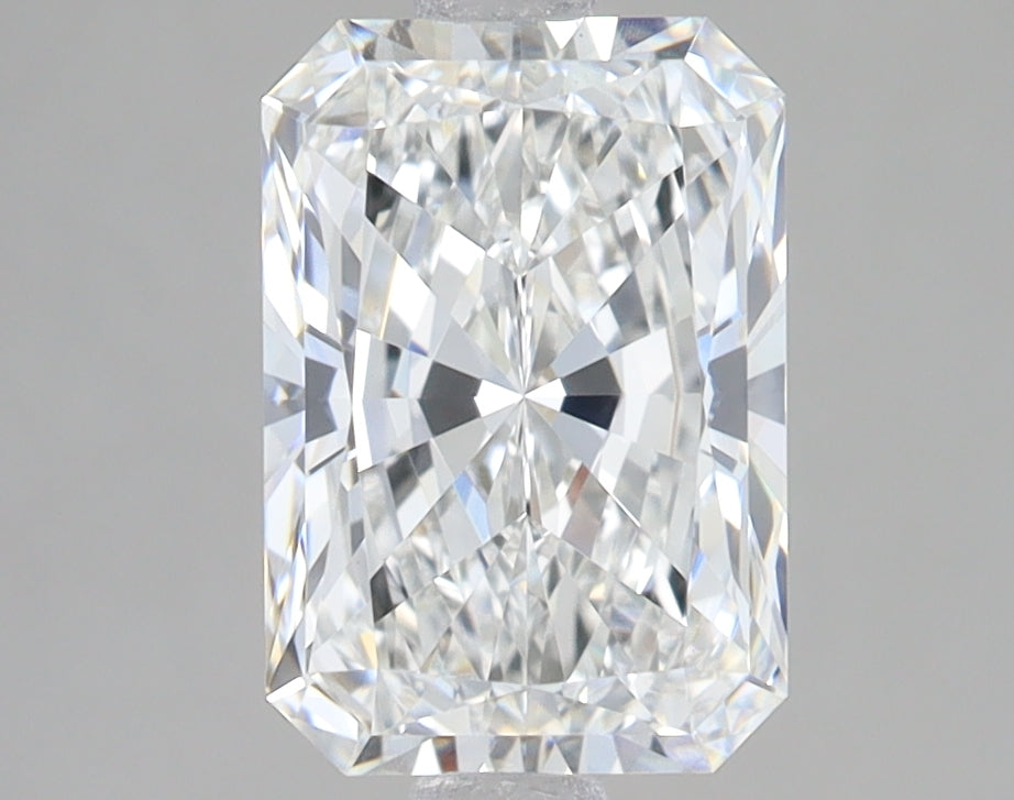 2.29 Carat Radiant Lab Diamond with  Cut Diamond in 14KT  view 1
