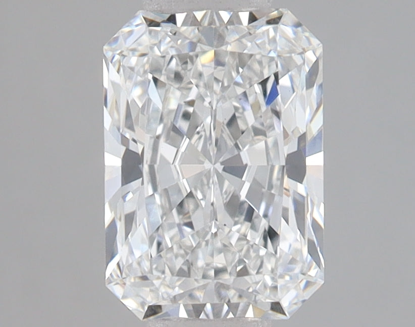 1.66 Carat Radiant Lab Diamond with  Cut Diamond in 14KT  view 1

