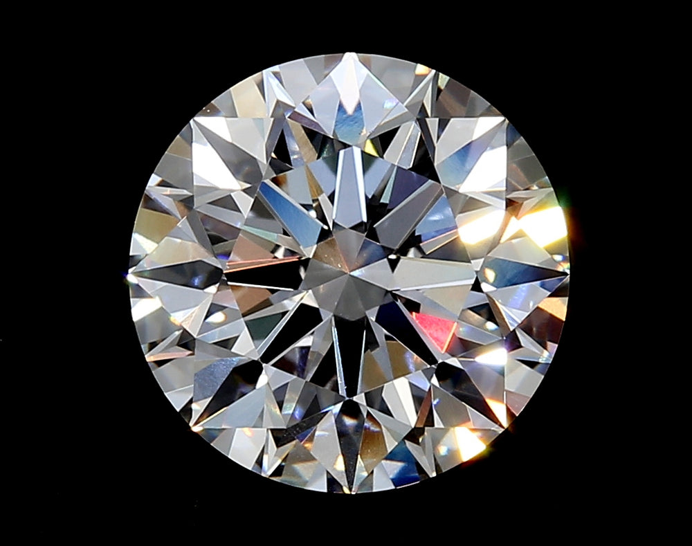 4.0 Carat Round Lab Diamond with  Cut Diamond in 14KT  view 1
