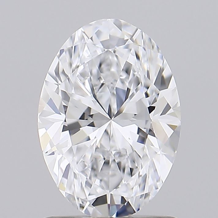 1.23 Carat Oval Lab Diamond with  Cut Diamond in 14KT  view 1
