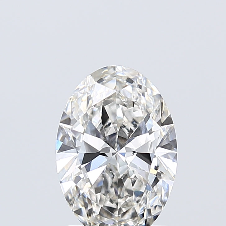 1.59 Carat Oval Lab Diamond with  Cut Diamond in 14KT  view 1
