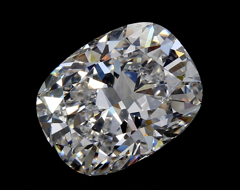1.52 Carat Cushion Lab Diamond with  Cut Diamond in 14KT  view 1
