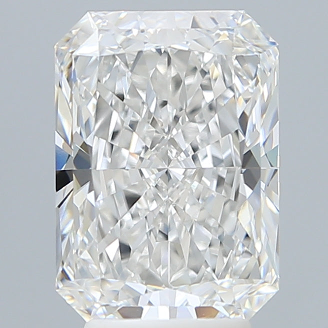 4.01 Carat Radiant Lab Diamond with  Cut Diamond in 14KT  view 1
