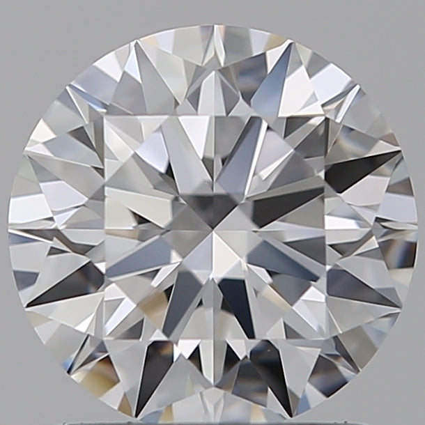 1.29 Carat Round Lab Diamond with  Cut Diamond in 14KT  view 1
