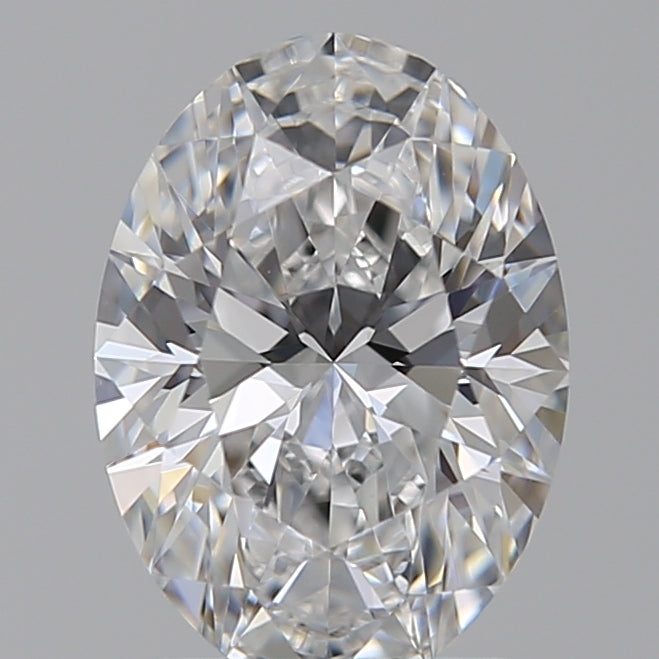 1.56 Carat Oval Lab Diamond with  Cut Diamond in 14KT  view 1
