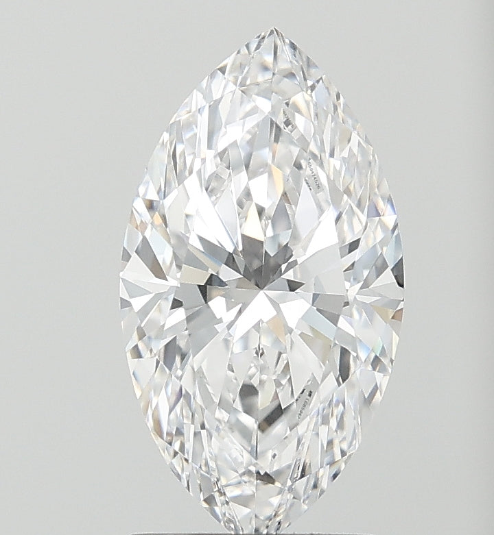 2.0 Carat Marquise Lab Diamond with  Cut Diamond in 14KT  view 1
