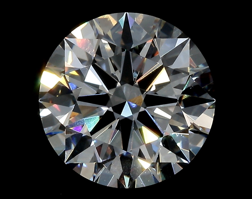 2.44 Carat Round Lab Diamond with  Cut Diamond in 14KT  view 1
