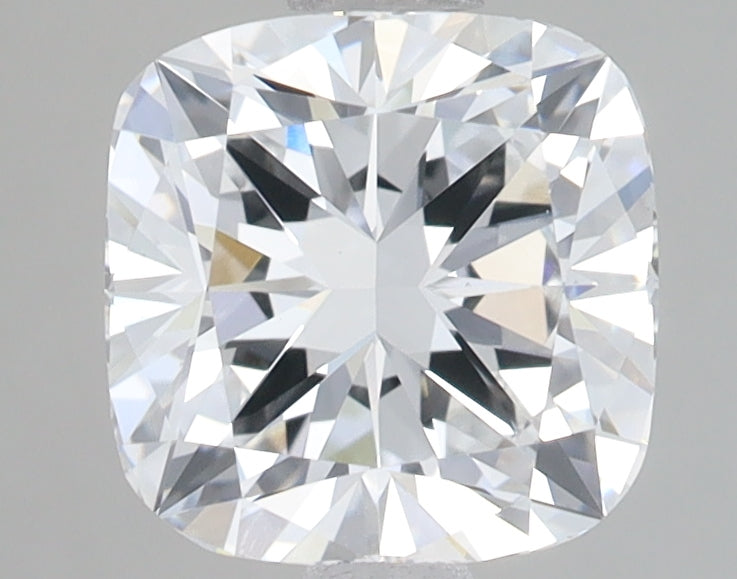 2.09 Carat Cushion Lab Diamond with  Cut Diamond in 14KT  view 1
