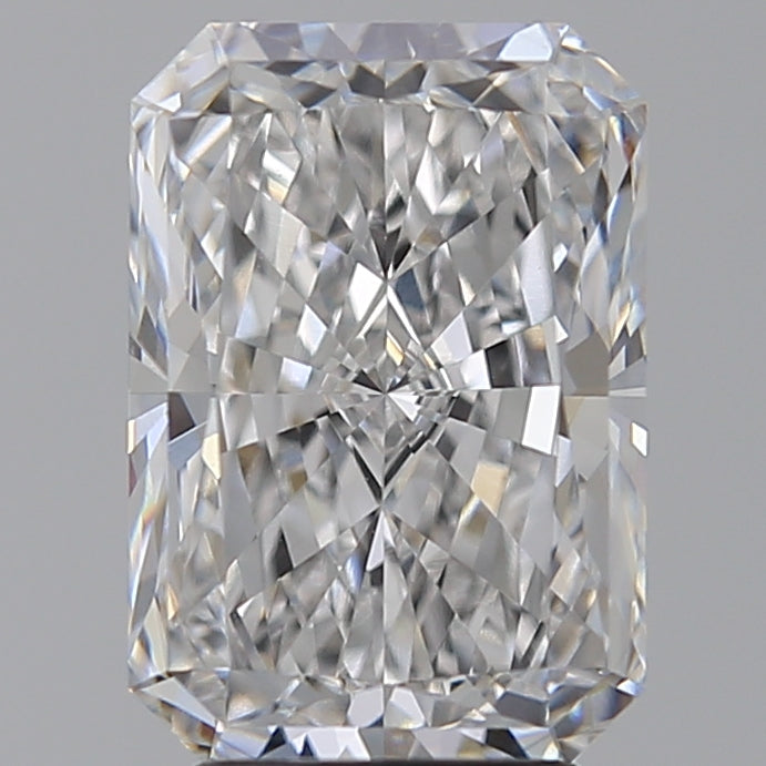 3.59 Carat Radiant Lab Diamond with  Cut Diamond in 14KT  view 1
