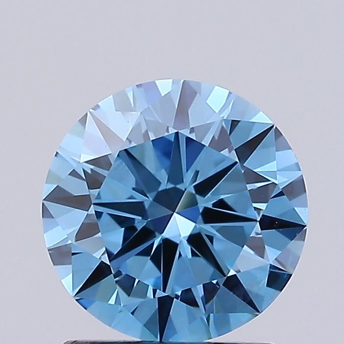 1.51 Carat Round Lab Diamond with  Cut Diamond in 14KT  view 1
