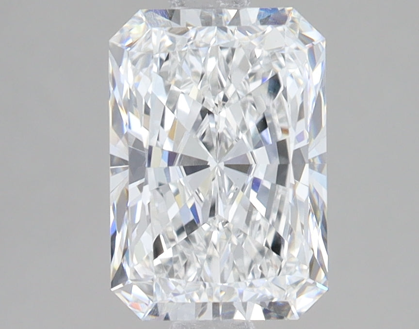 2.02 Carat Radiant Lab Diamond with  Cut Diamond in 14KT  view 1

