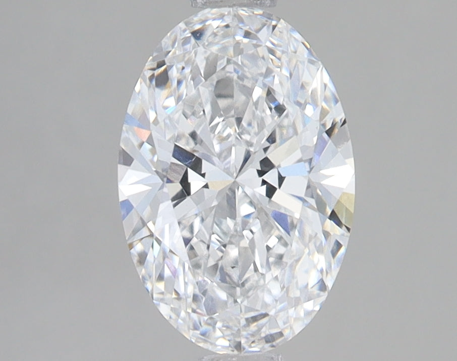 1.53 Carat Oval Lab Diamond with  Cut Diamond in 14KT  view 1
