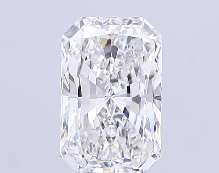 5.03 Carat Radiant Lab Diamond with  Cut Diamond in 14KT  view 1
