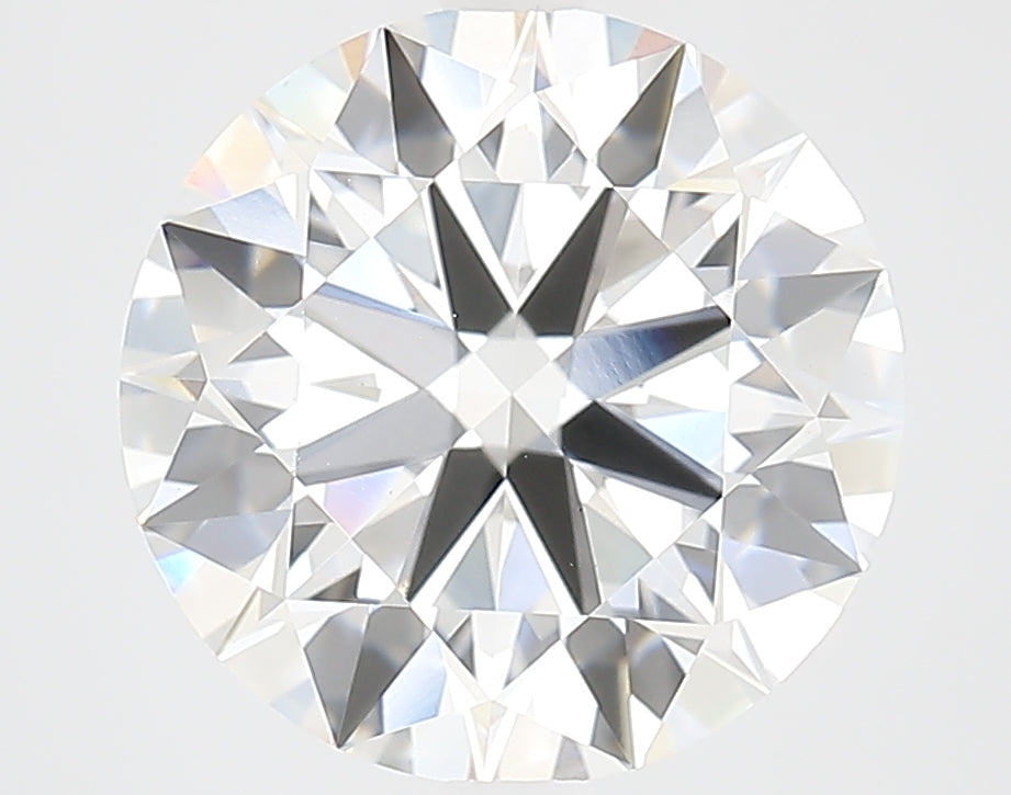 4.47 Carat Round Lab Diamond with  Cut Diamond in 14KT  view 1
