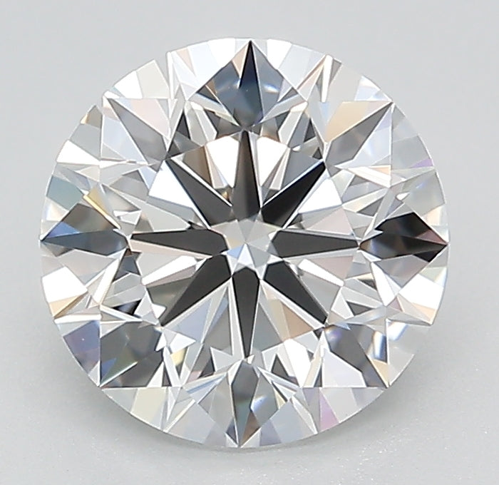 2.0 Carat Round Lab Diamond with  Cut Diamond in 14KT  view 1

