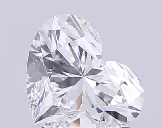 1.58 Carat Heart Lab Diamond with  Cut Diamond in 14KT  view 1
