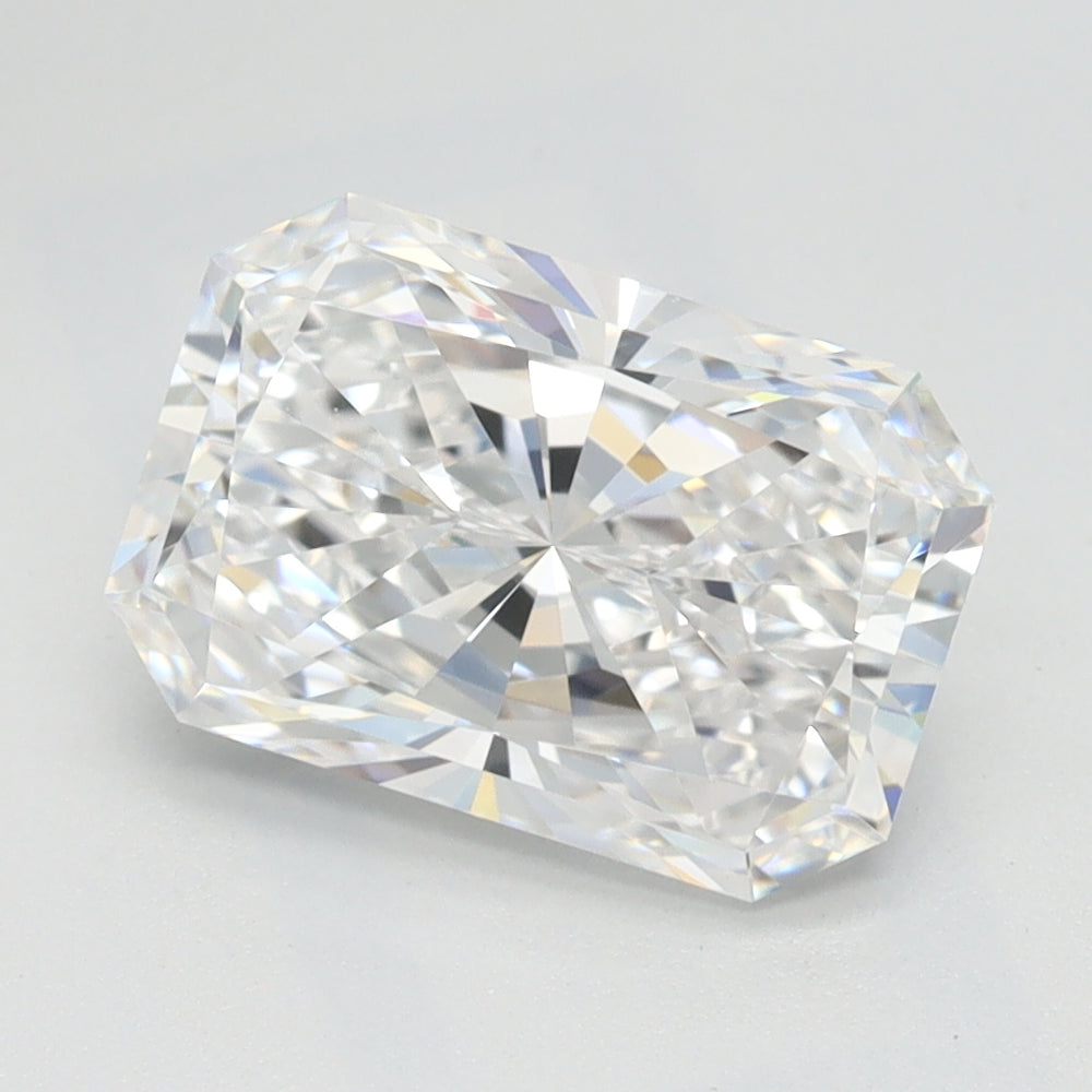 2.01 Carat Radiant Lab Diamond with  Cut Diamond in 14KT  view 1
