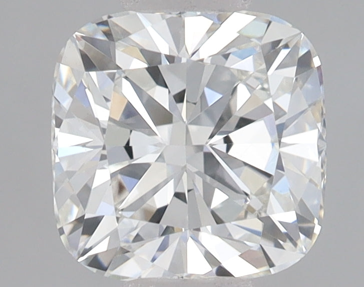 1.59 Carat Cushion Lab Diamond with  Cut Diamond in 14KT  view 1
