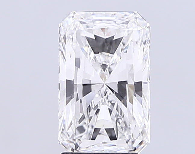 3.01 Carat Radiant Lab Diamond with  Cut Diamond in 14KT  view 1
