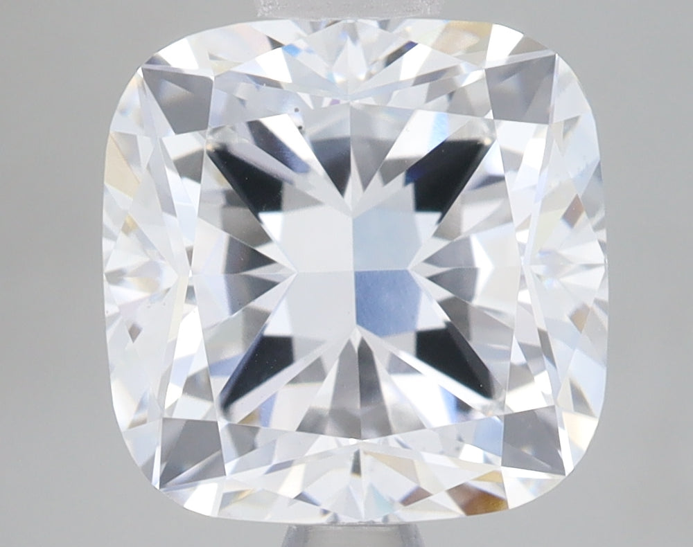 3.0 Carat Cushion Lab Diamond with  Cut Diamond in 14KT  view 1
