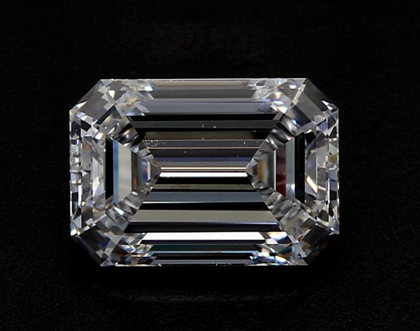 2.01 Carat Radiant Lab Diamond with  Cut Diamond in 14KT  view 1

