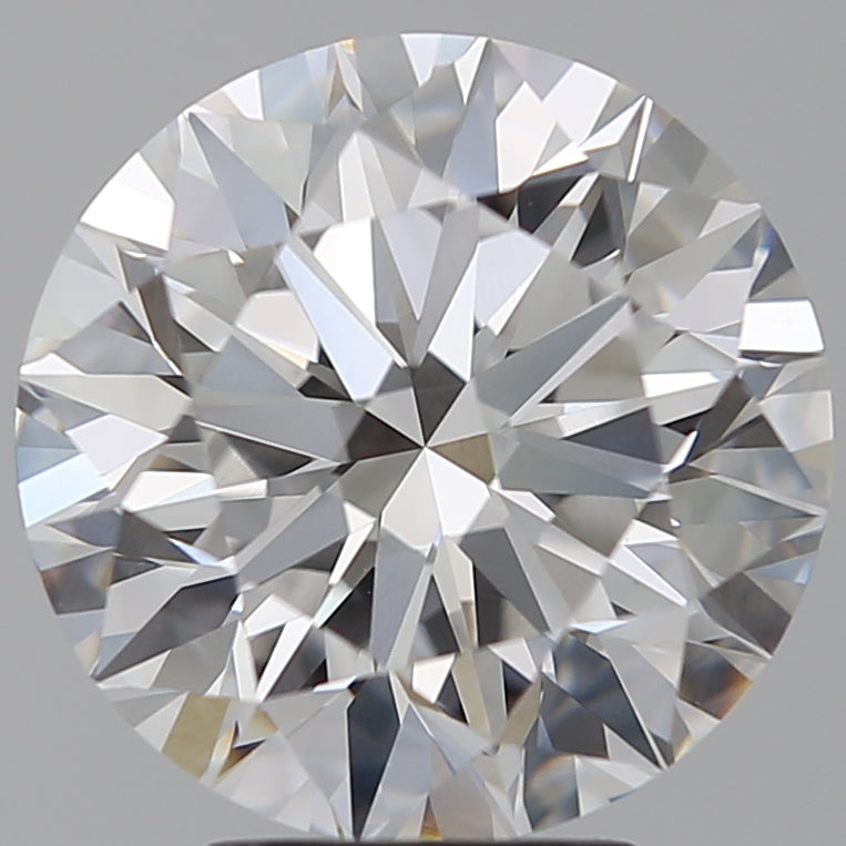 4.5 Carat Round Lab Diamond with  Cut Diamond in 14KT  view 1
