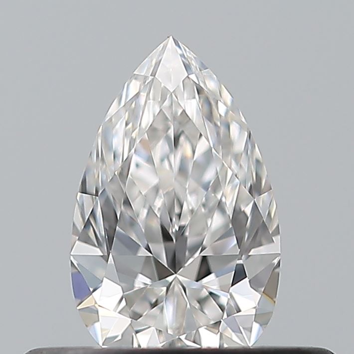 0.31 Carat Pear Natural Diamond with  Cut Diamond in 14KT  view 1
