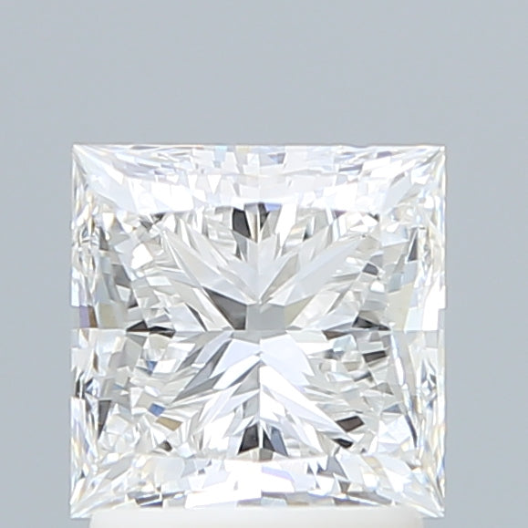 2.0 Carat Princess Lab Diamond with  Cut Diamond in 14KT  view 1

