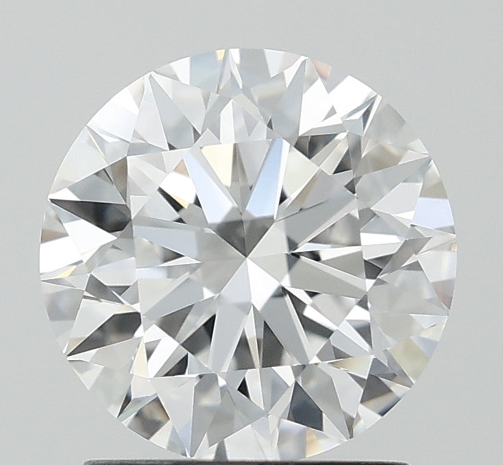 1.72 Carat Round Lab Diamond with  Cut Diamond in 14KT  view 1
