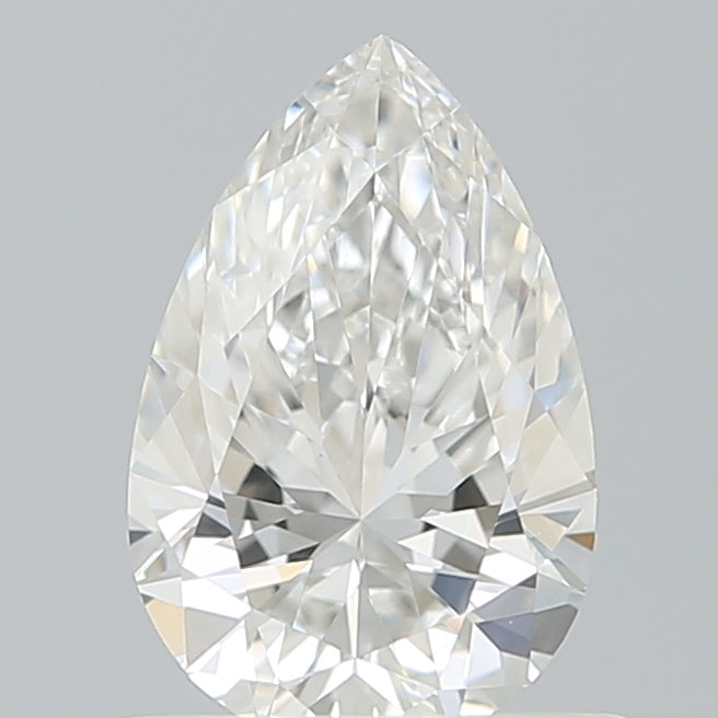 0.82 Carat Pear Lab Diamond with  Cut Diamond in 14KT  view 1
