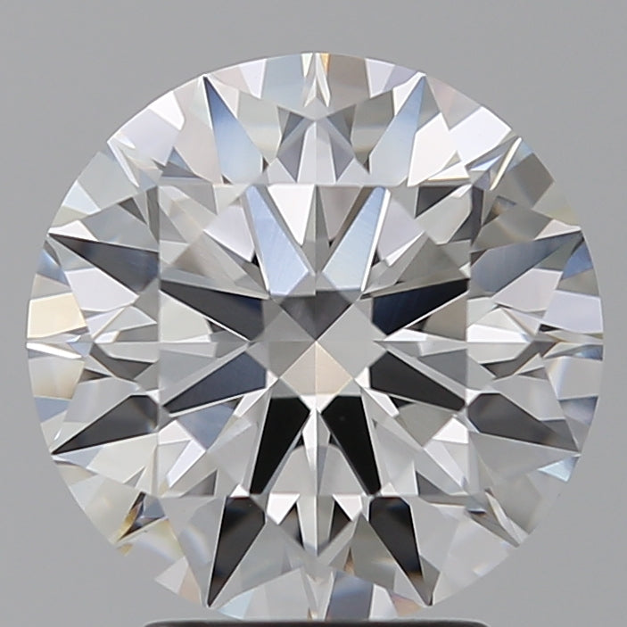 3.03 Carat Round Lab Diamond with  Cut Diamond in 14KT  view 1
