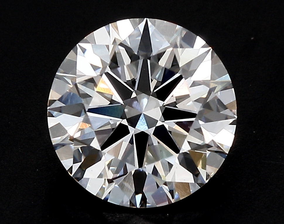 3.01 Carat Round Lab Diamond with  Cut Diamond in 14KT  view 1
