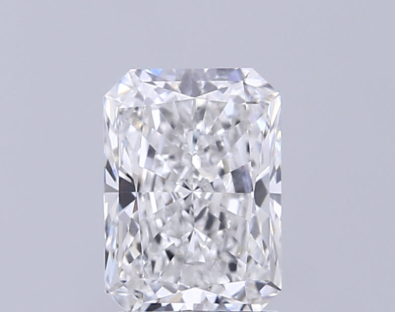2.22 Carat Radiant Lab Diamond with  Cut Diamond in 14KT  view 1
