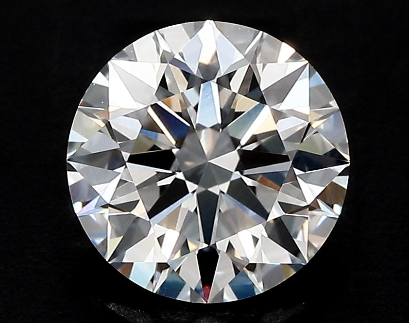 2.83 Carat Round Lab Diamond with  Cut Diamond in 14KT  view 1
