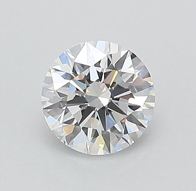 0.55 Carat Round Lab Diamond with  Cut Diamond in 14KT  view 1
