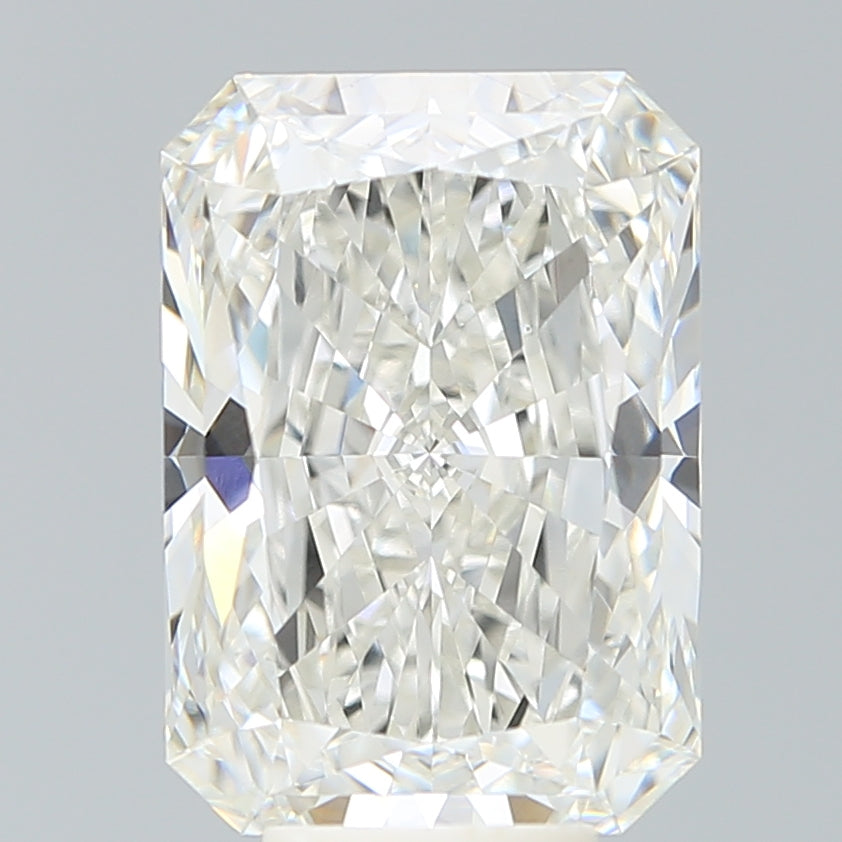 7.12 Carat Radiant Lab Diamond with  Cut Diamond in 14KT  view 1
