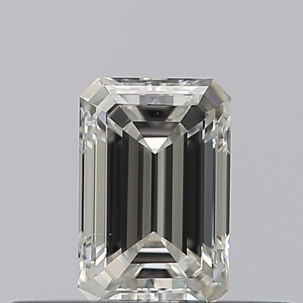 0.29 Carat Emerald Natural Diamond with  Cut Diamond in 14KT  view 1
