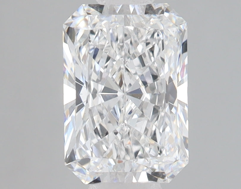 1.59 Carat Radiant Lab Diamond with  Cut Diamond in 14KT  view 1
