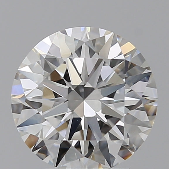 2.02 Carat Round Lab Diamond with  Cut Diamond in 14KT  view 1
