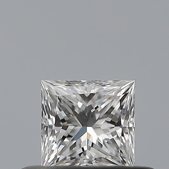 0.31 Carat Princess Natural Diamond with  Cut Diamond in 14KT  view 1
