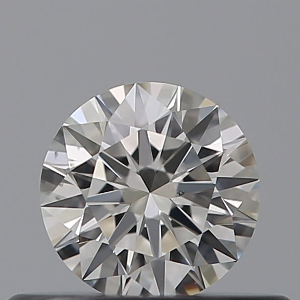 0.3 Carat Round Natural Diamond with  Cut Diamond in 14KT  view 1
