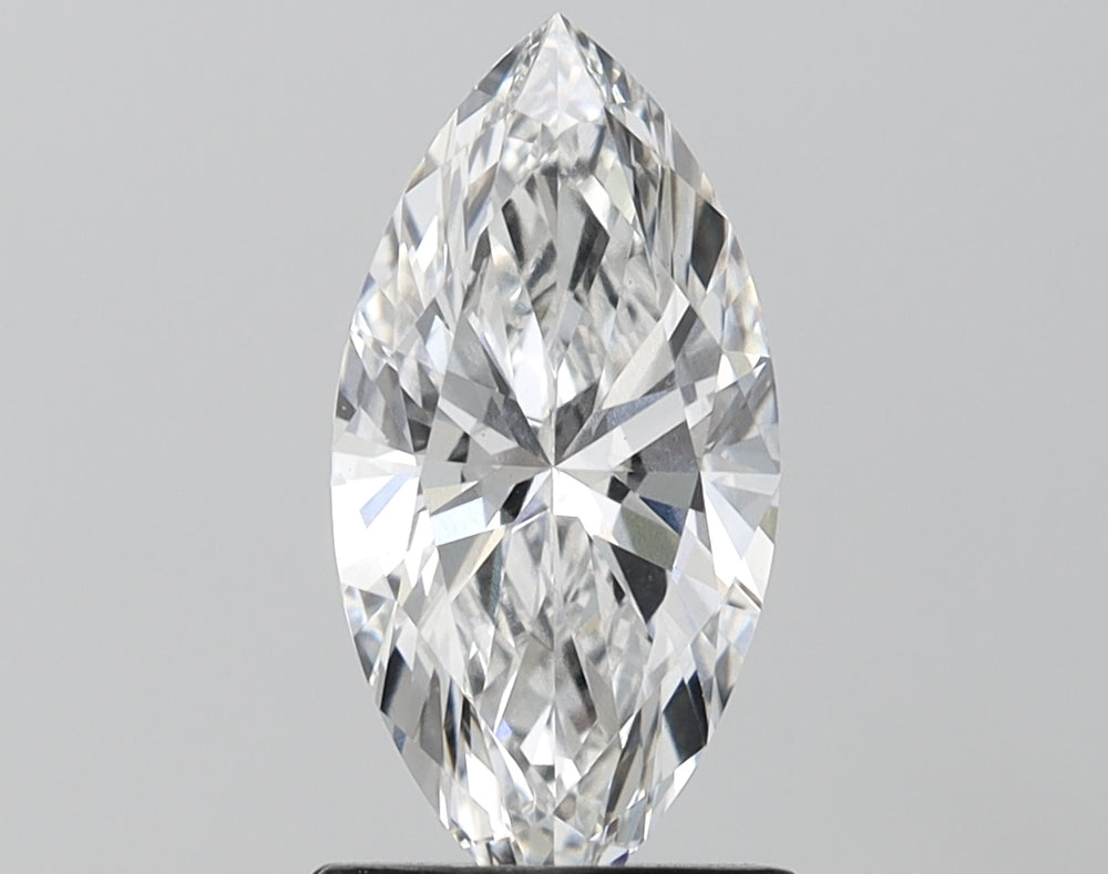 1.6 Carat Marquise Lab Diamond with  Cut Diamond in 14KT  view 1
