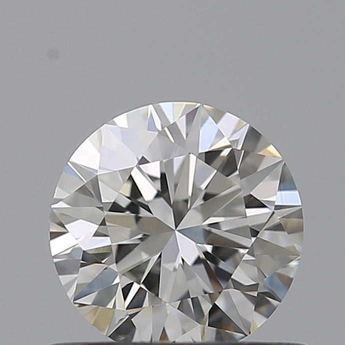 0.55 Carat Round Natural Diamond with  Cut Diamond in 14KT  view 1
