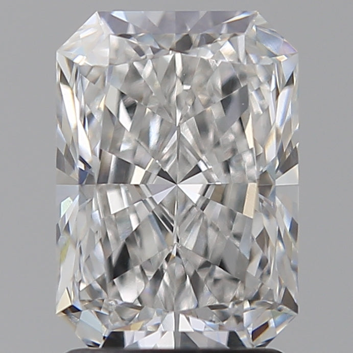 2.05 Carat Radiant Lab Diamond with  Cut Diamond in 14KT  view 1
