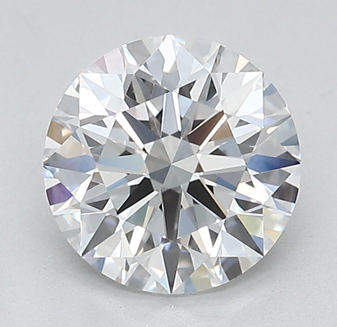 1.6 Carat Round Lab Diamond with  Cut Diamond in 14KT  view 1
