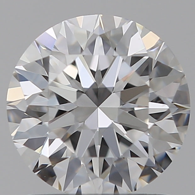 1.26 Carat Round Lab Diamond with  Cut Diamond in 14KT  view 1
