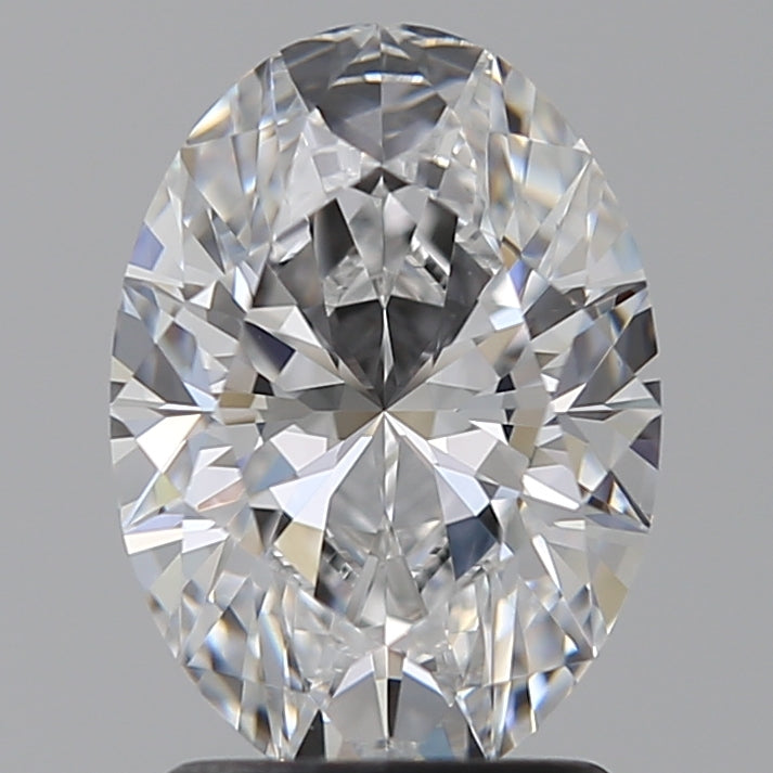 2.01 Carat Oval Lab Diamond with  Cut Diamond in 14KT  view 1
