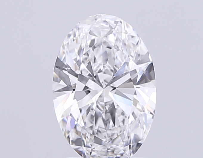 1.83 Carat Oval Lab Diamond with  Cut Diamond in 14KT  view 1
